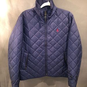Ralph Lauren Quilted Down Bomber Jacket